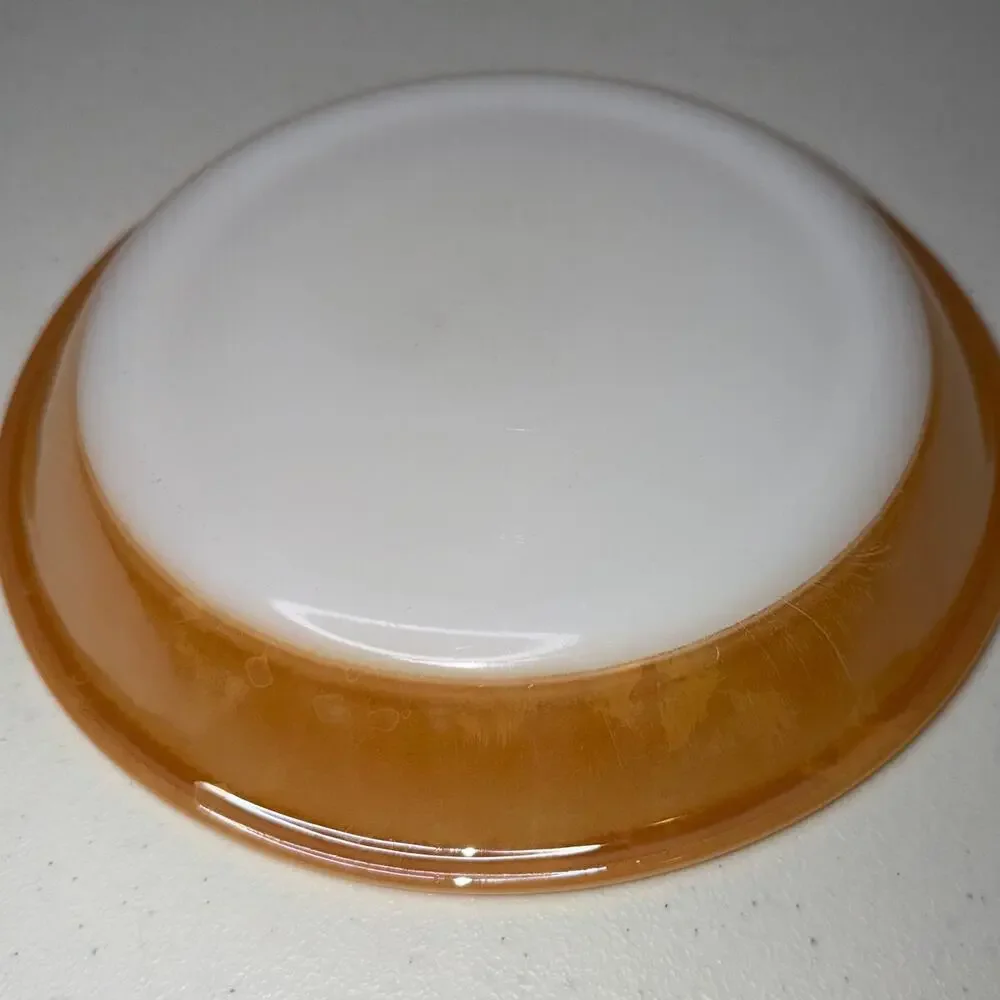 1950's Fire King Peach Lustre 9 Inch Pie Plate No 460